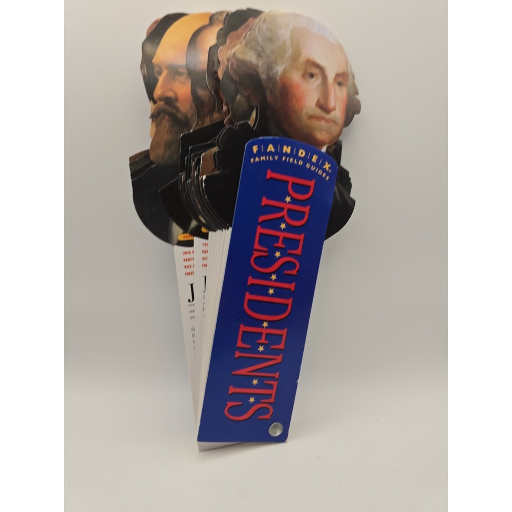 Fandex Family Field Guides Presidents US History Handheld Deck Workman Pub
